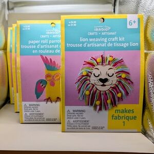 Creatology Parrot And Lion Weaving Craft Kit Set Of 4_ -3 Parrot And 1 Lion